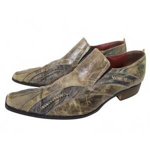 JO Ghost Italy Vero Cuoio Shoes Men Distressed Leather US 12